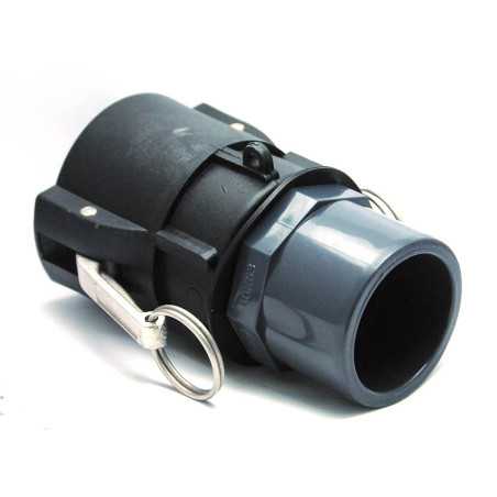 Raccord camlock femelle 2 pouces - pvc femelle 50/63