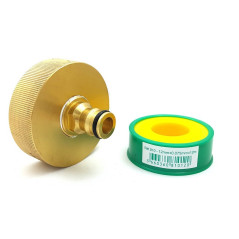 ottone raccordo femmina S60x6 - ottone cromato rubinetto 3/4