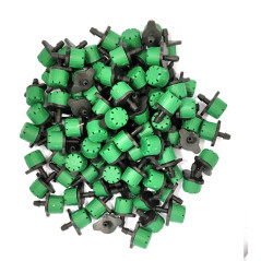 Lot de 100 goutteurs couleur vert