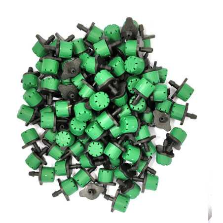 Lot de 100 goutteurs couleur vert