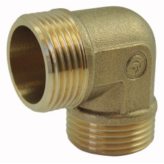 Brass fitting: Male / Male Elbow