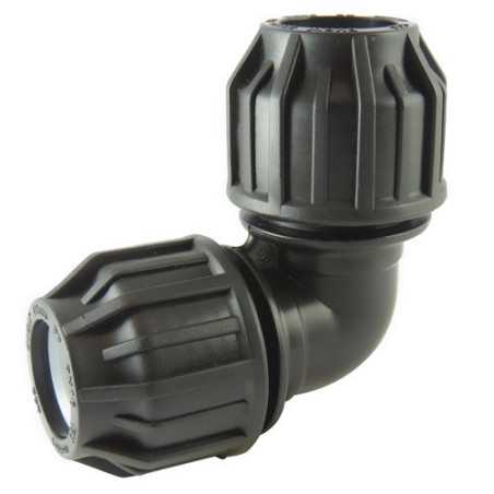 Coude 90° à compression