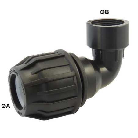 Coude à compression 90° femelle BSP