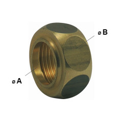 Beaten collar nut without fiber seal
