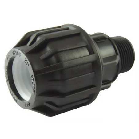 Raccord de compression avec filetage male BSP