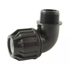 Coude 90° à compression avec filetage male BSP