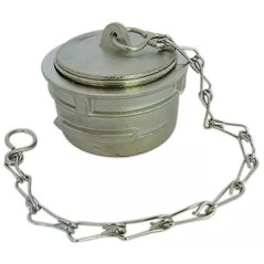 Bouchon symétrique Guillemin avec verrou et chainette en inox