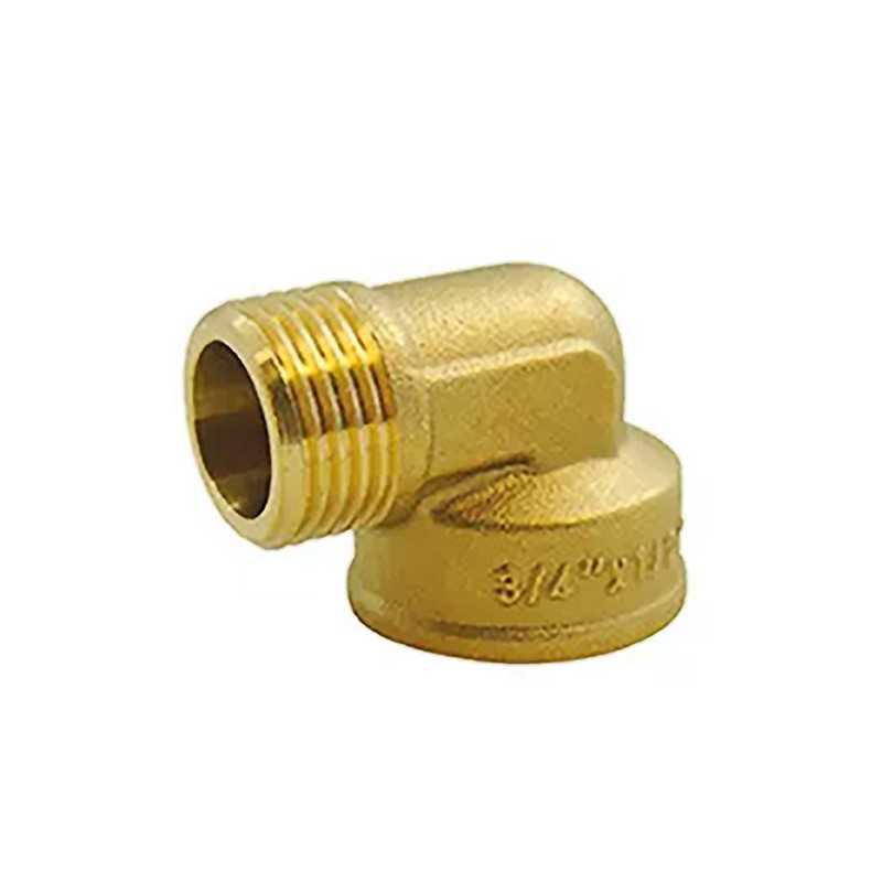 Codo reducido hembra - tornillo de latón macho Codo reducido hembra - tornillo de latón macho