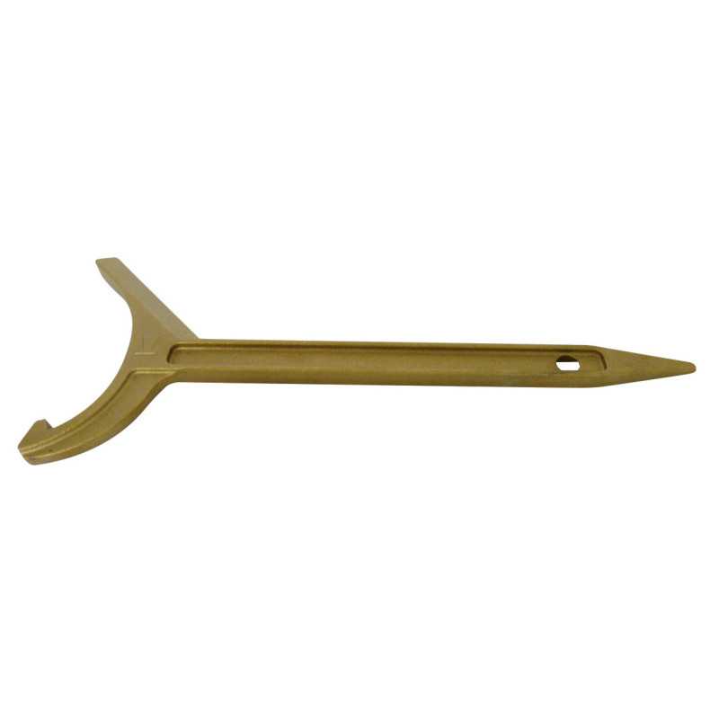 Llave recortadora de latón antichispas para un ajuste simétrico Llave recortadora de latón antichispas para un ajuste simétrico