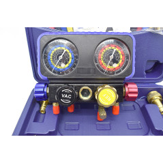 4-way Manifold box for R1234YF, R134a and R404a