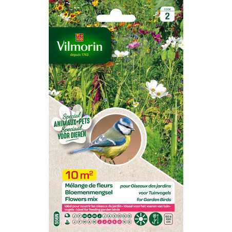Il sacchetto di semi Flower Mix attira gli uccelli 10m²