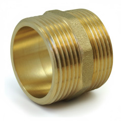 Nipple Equal Brass M/M PN16 Gas Thread