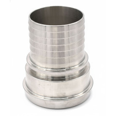 Raccord alimentaire femelle avec douille DIN inox 316