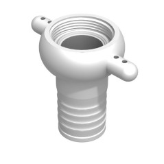 Fiche produit Raccord cranté femelle 1''1/2 BSP - male cannelé droit 38mm