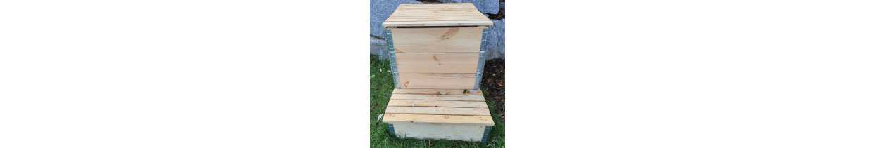 Composteur évolutif en bois naturel